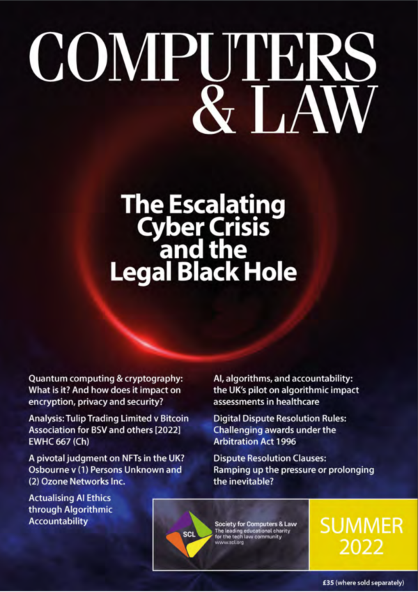 Computers & Law Summer 2022