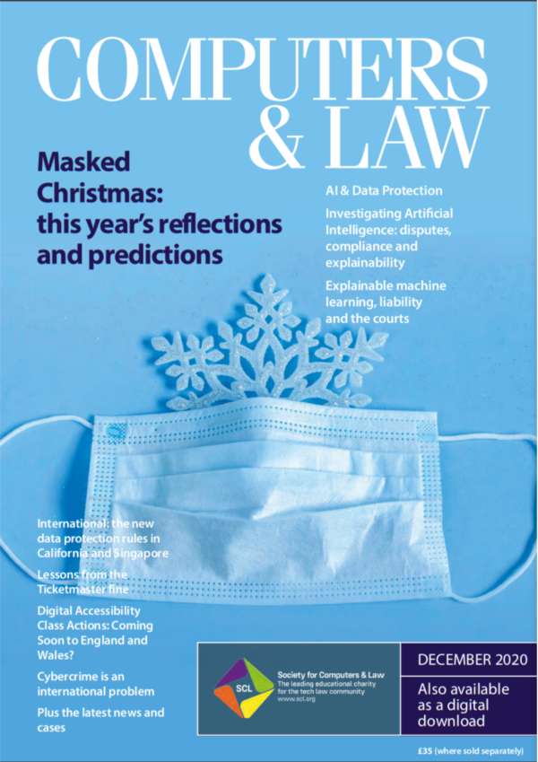 Computers & Law December 2020
