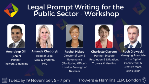 Legal Prompt Writing for the public sector – Workshop