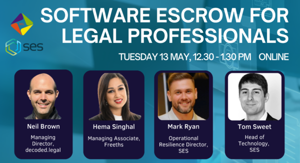 Software Escrow For Legal Professionals Webinar